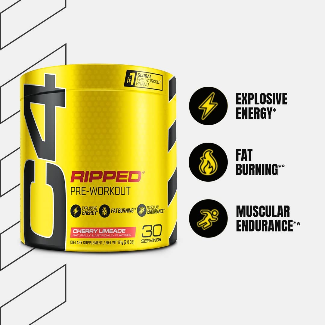 Cellucor C4 Ripped Pre-Workout-30 servings-Cherry Limeade-N101 Nutrition