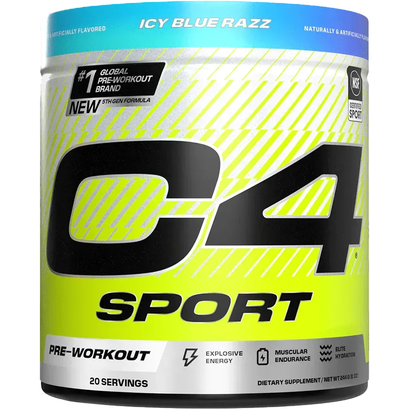 Cellucor C4 Sport-20 servings-Icy Blue Razz-N101 Nutrition