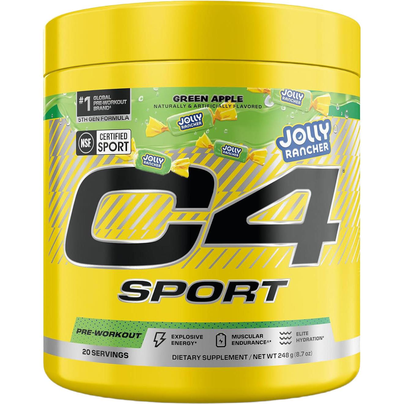 Cellucor C4 Sport-20 servings-Jolly Rancher® Green Apple-N101 Nutrition