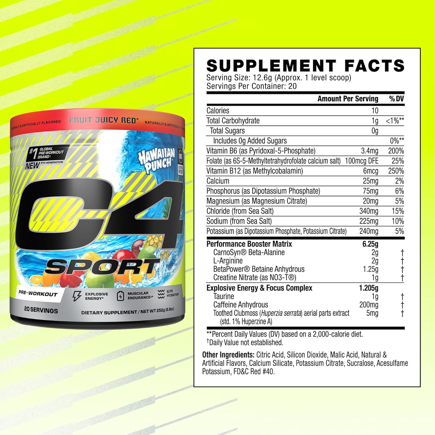 Cellucor C4 Sport-N101 Nutrition