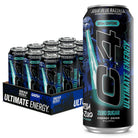 Cellucor C4 Ultimate Energy Drink (Carbonated)-Case (12 cans)-Sour Blue Razilla-N101 Nutrition