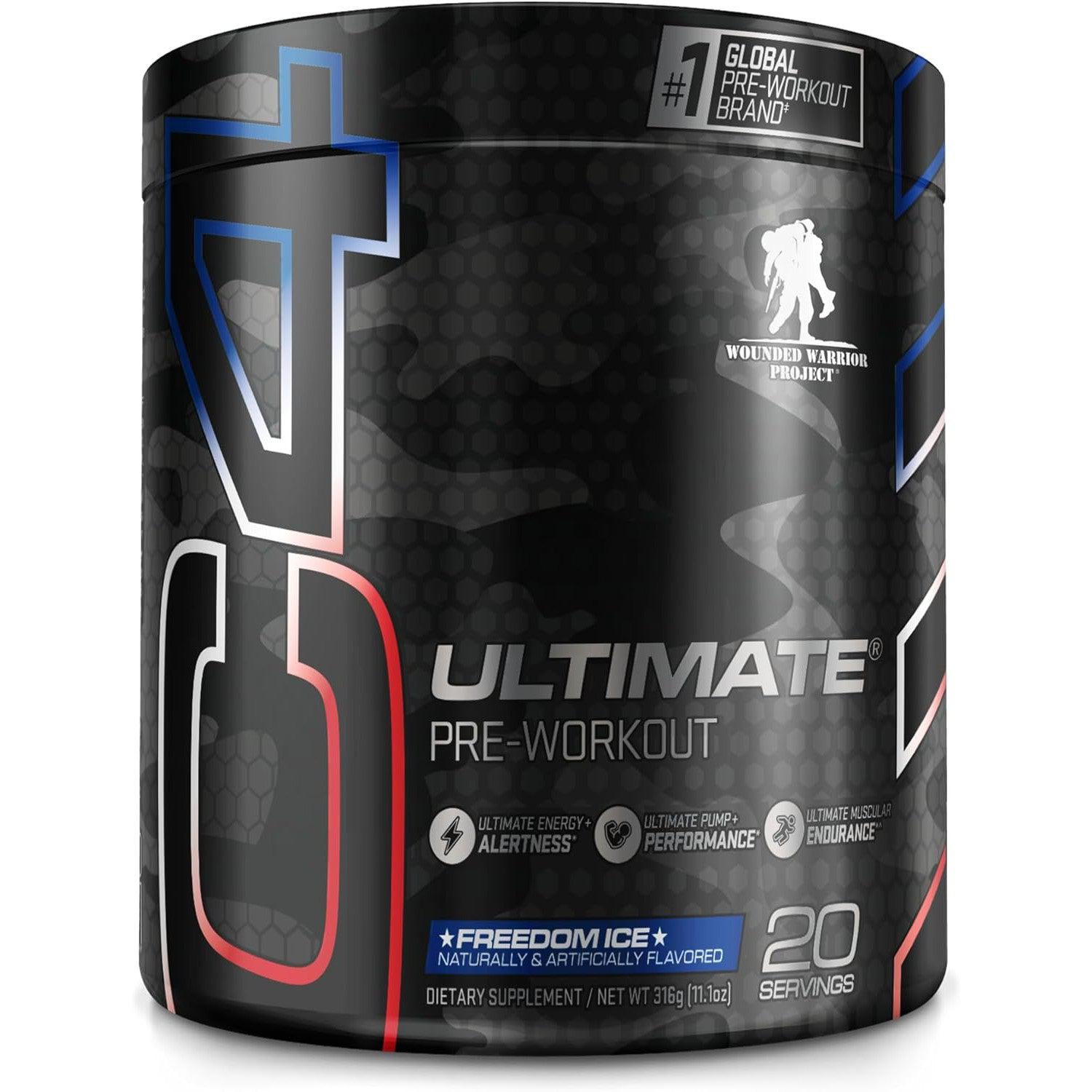 Cellucor C4 Ultimate Pre-Workout-20 servings-Wounded Warrior Freedom Ice-N101 Nutrition