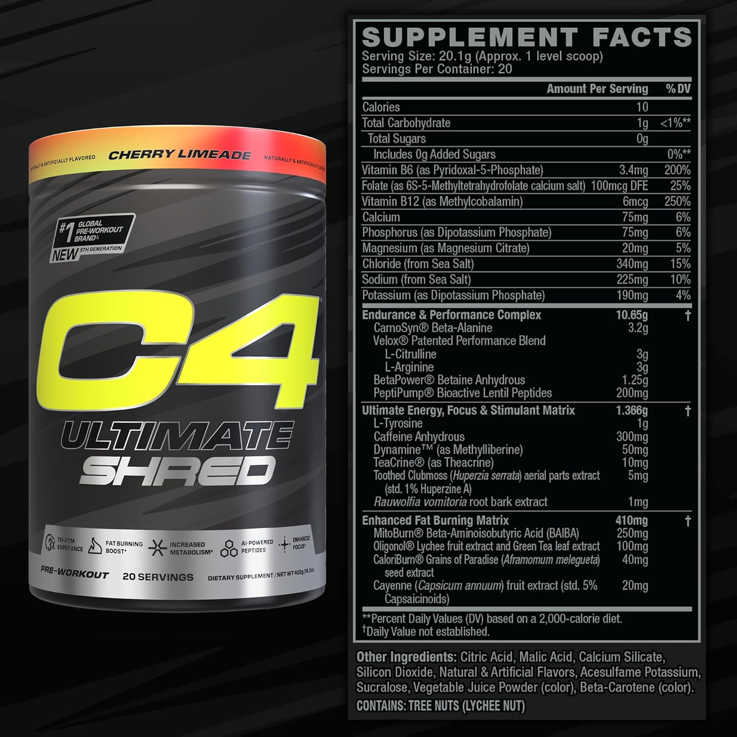 Cellucor C4 Ultimate Shred-N101 Nutrition