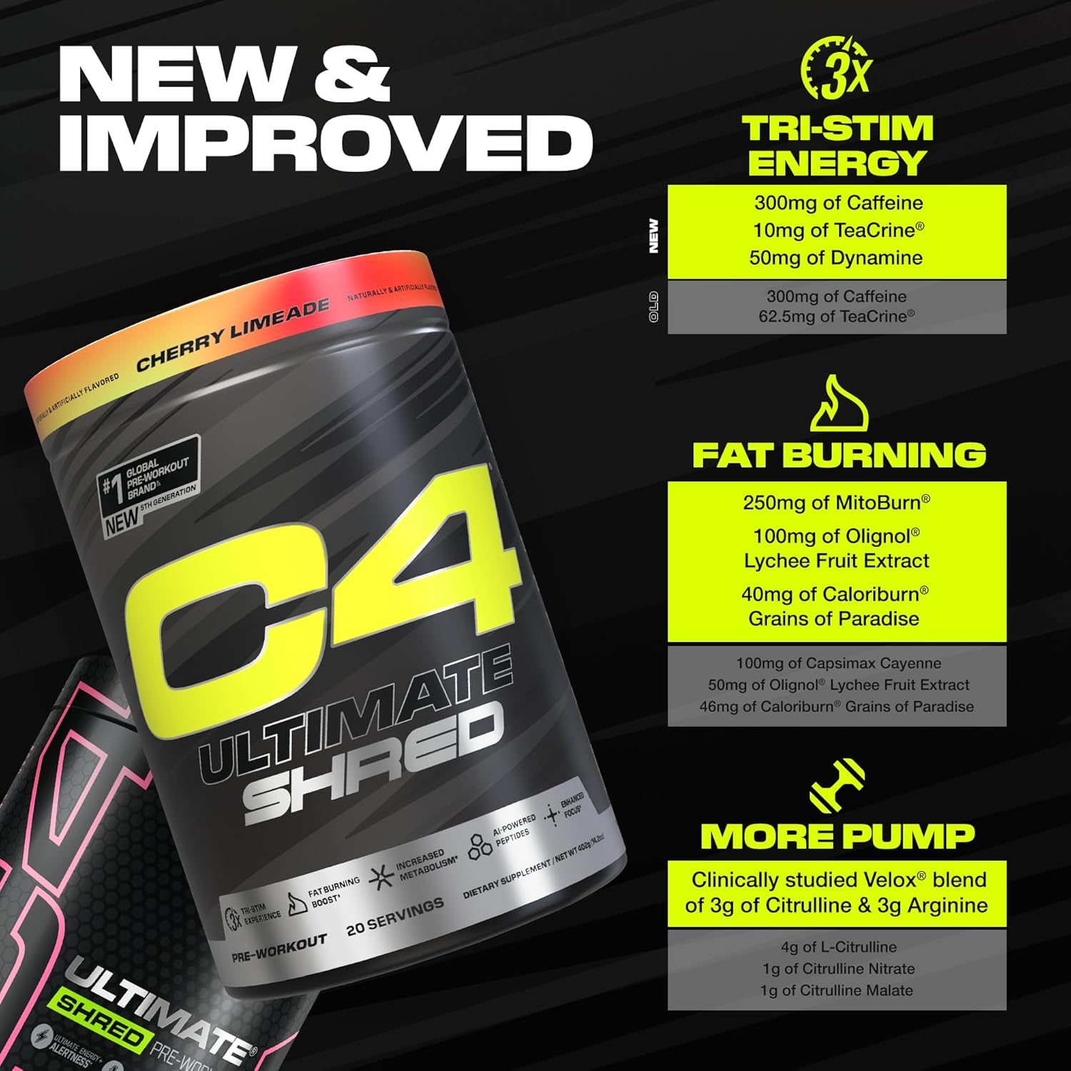 Cellucor C4 Ultimate Shred-N101 Nutrition