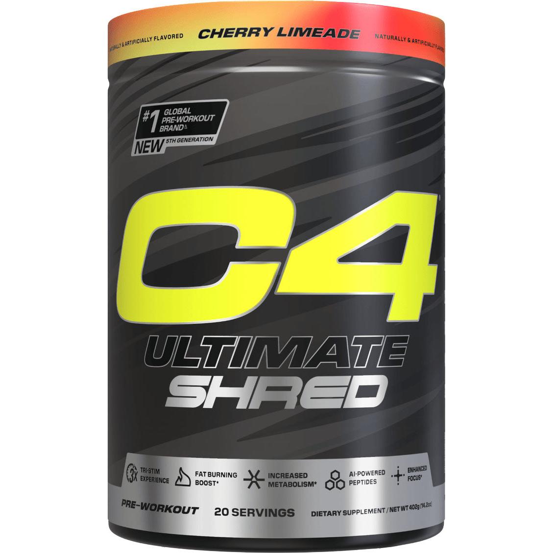 Cellucor C4 Ultimate Shred-20 servings-Cherry Limeade-N101 Nutrition