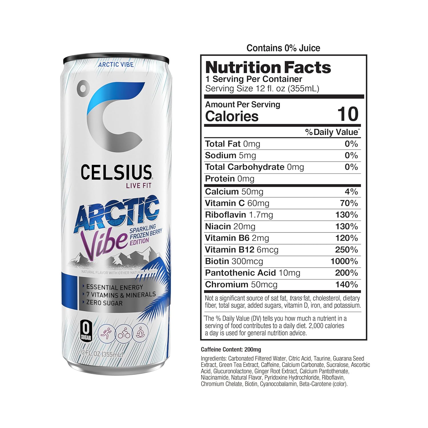 Celsius Energy Drink-N101 Nutrition