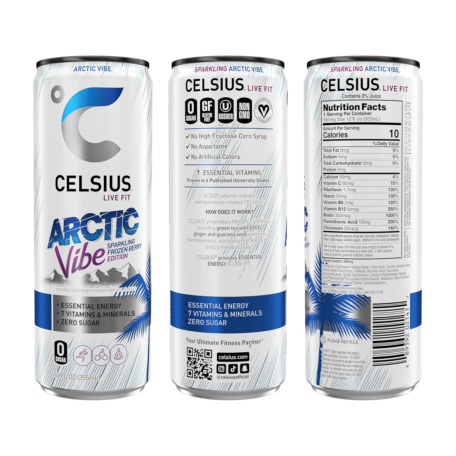 Celsius Energy Drink-N101 Nutrition