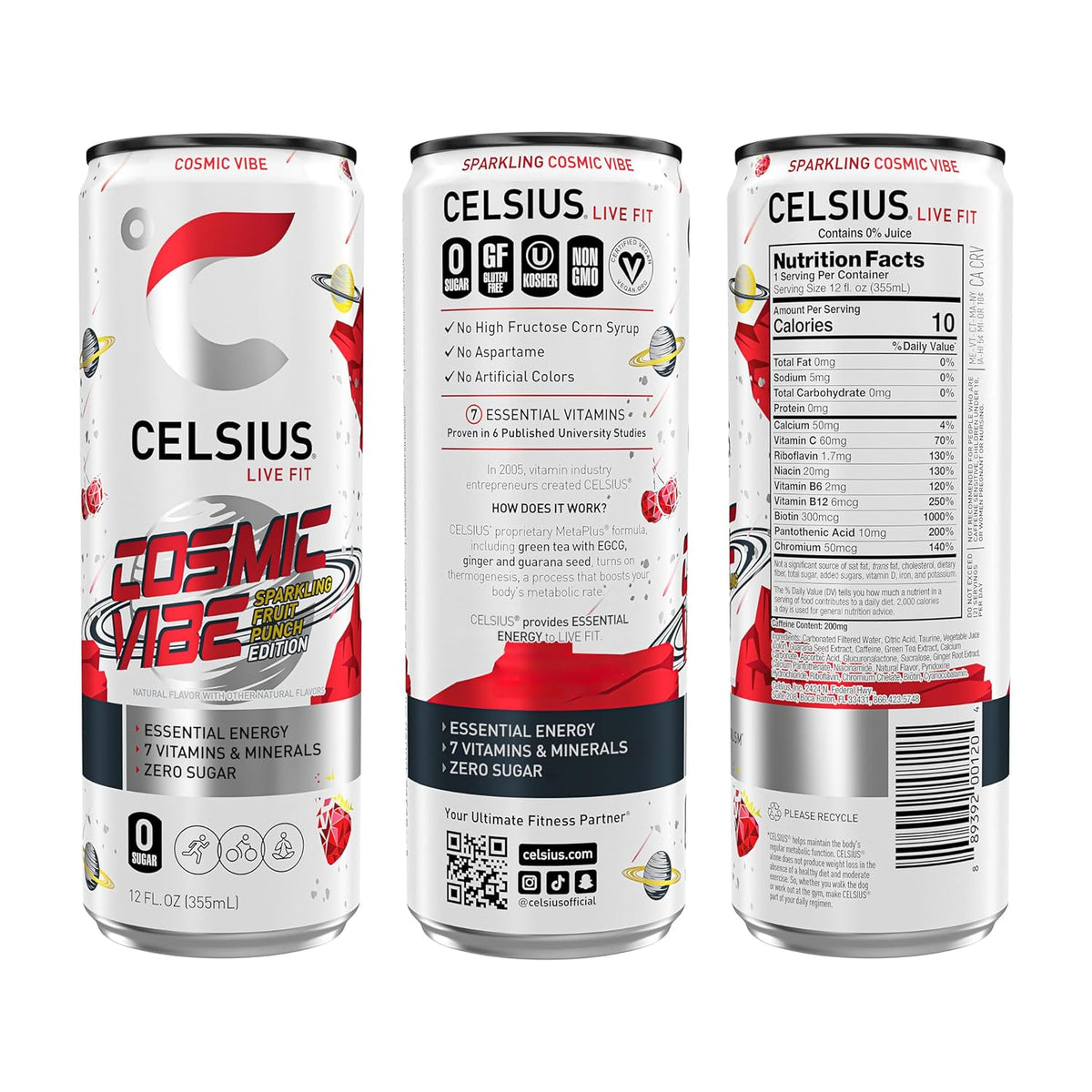 Celsius Energy Drink-N101 Nutrition