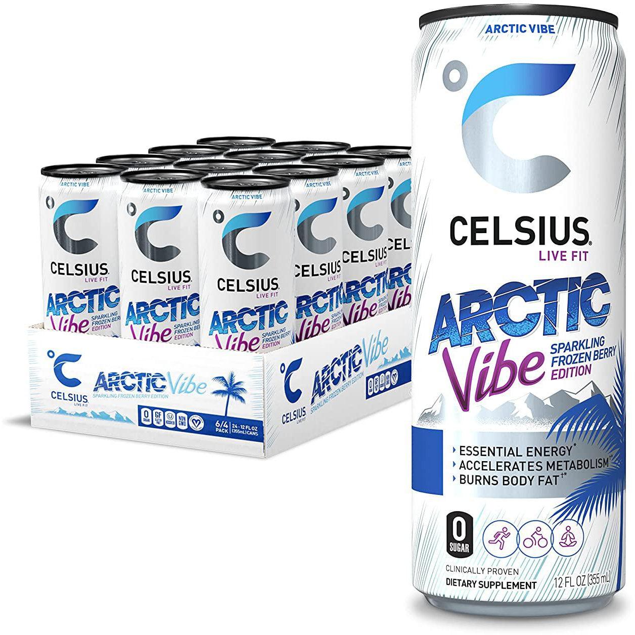 Celsius Energy Drink-Case (12 cans)-Sparkling Arctic Vibe-N101 Nutrition