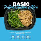 Clean Eatz Kitchen Meal Basics-Pulled Chicken & Rice-N101 Nutrition