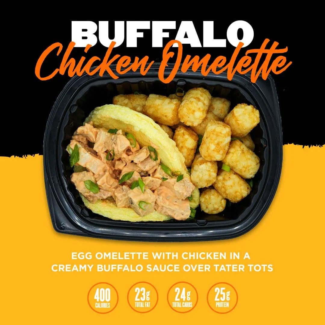 Clean Eatz Kitchen Meal Breakfast-Buffalo Chicken Omelette-N101 Nutrition