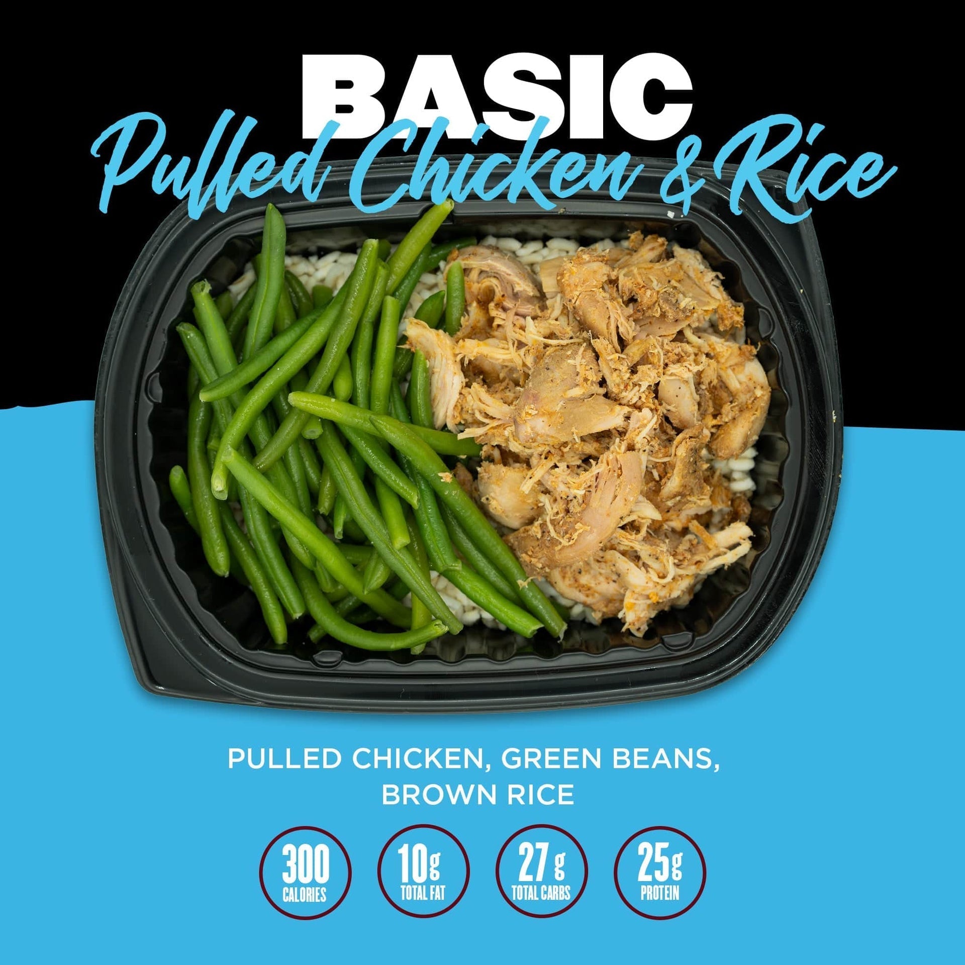 Clean Eatz Kitchen Meal-Pulled Chicken and Rice-N101 Nutrition