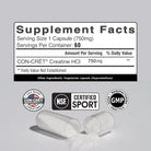 CON-CRET Patented Creatine HCl Capsules-60 capsules-N101 Nutrition