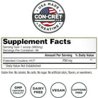 CON-CRET Patented Creatine HCl Powder-N101 Nutrition