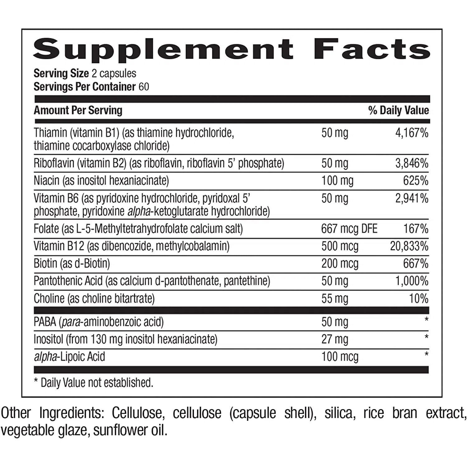 Country Life Coenzyme B-Complex Caps-N101 Nutrition