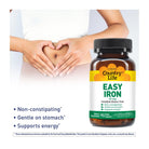 Country Life Easy Iron 25 mg-90 vegan capsules-N101 Nutrition