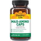 Country Life Max-Amino Caps-180 vegetarian capsules-N101 Nutrition