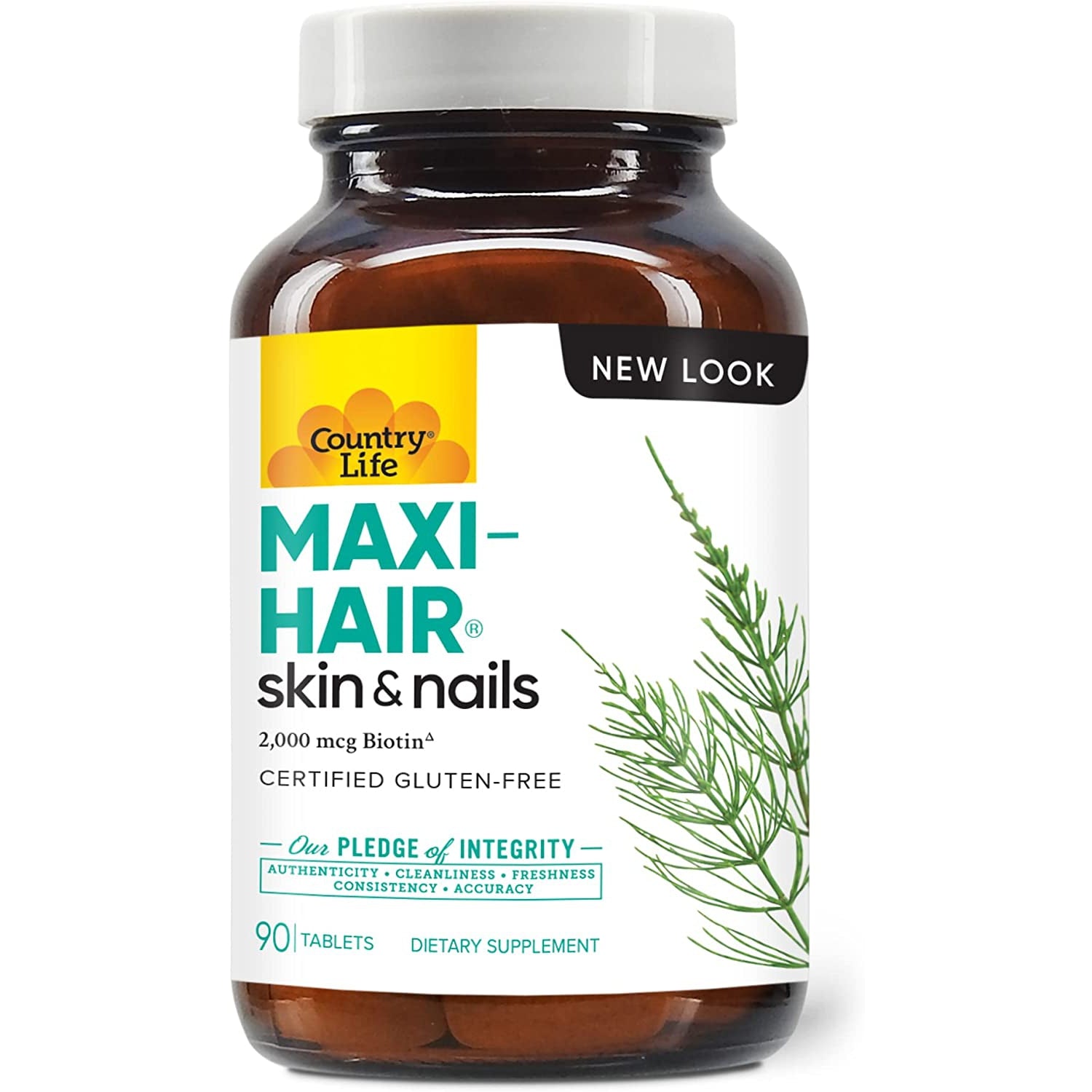 Country Life Maxi-Hair Skin & Nails-90 tablets-N101 Nutrition