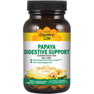 Country Life Papaya Digestive Support-500 chewable wafers-N101 Nutrition