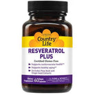 Country Life Resveratrol Plus-60 vegan capsules-N101 Nutrition