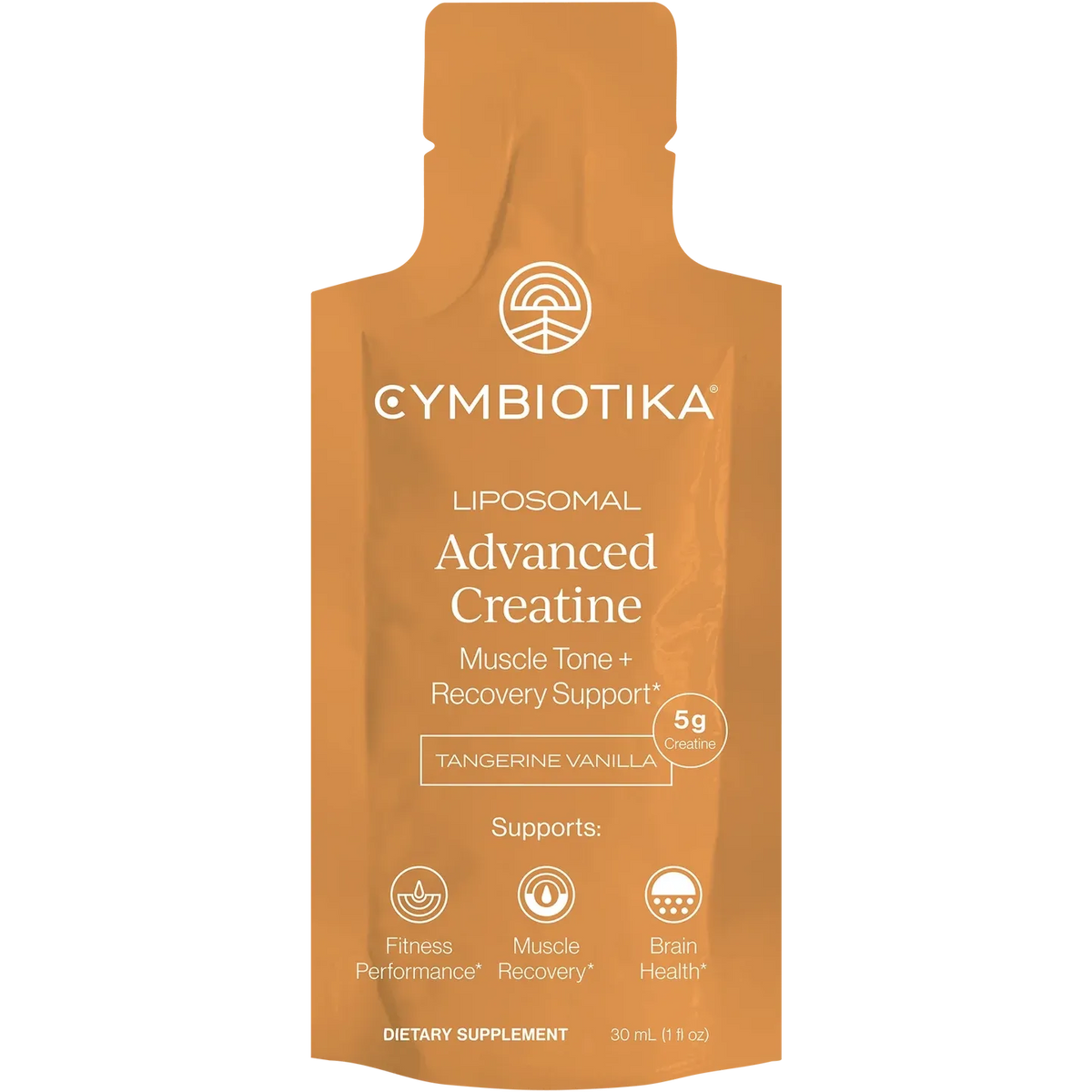 Cymbiotika Liposomal Advanced Creatine-Single Pack (30 mL)-Tangerine Vanilla-N101 Nutrition