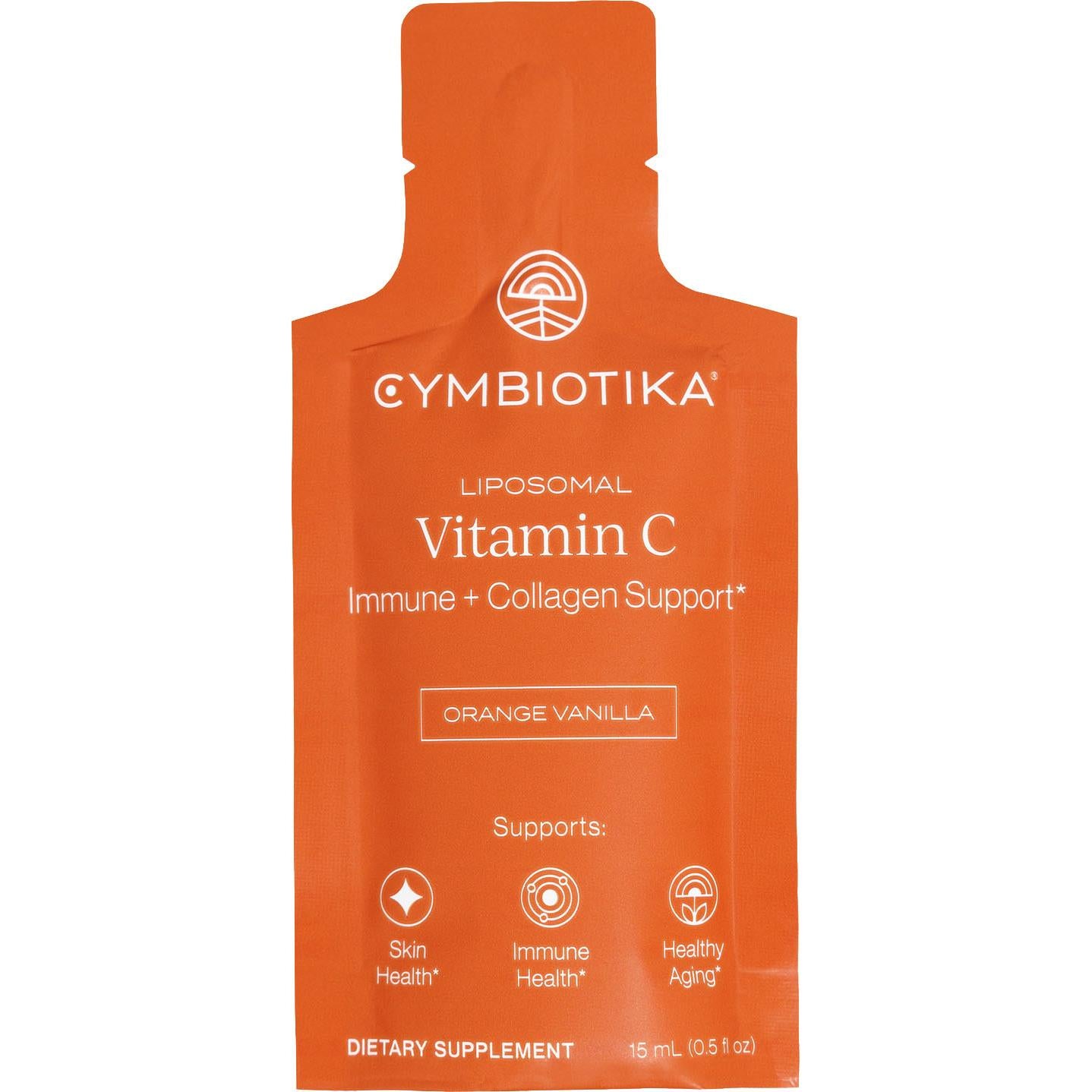Cymbiotika Liposomal Vitamin C-Orange Vanilla-Single Pack (15 mL)-N101 Nutrition