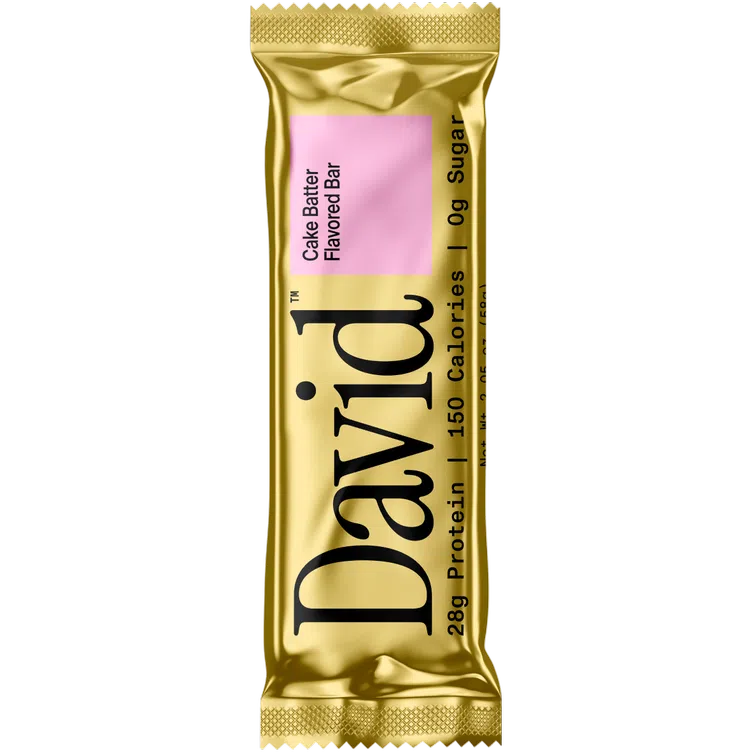 David Bar-Single Bar (58 g)-Cake Batter-N101 Nutrition