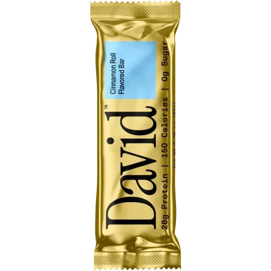 David Bar-Single Bar (58 g)-Cinnamon Roll-N101 Nutrition
