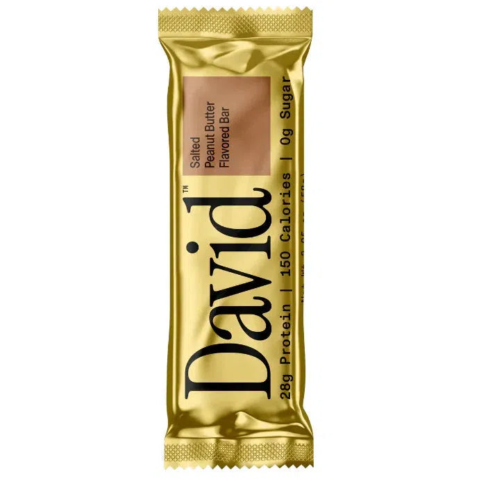 David Bar-Single Bar (58 g)-Salted Peanut Butter-N101 Nutrition