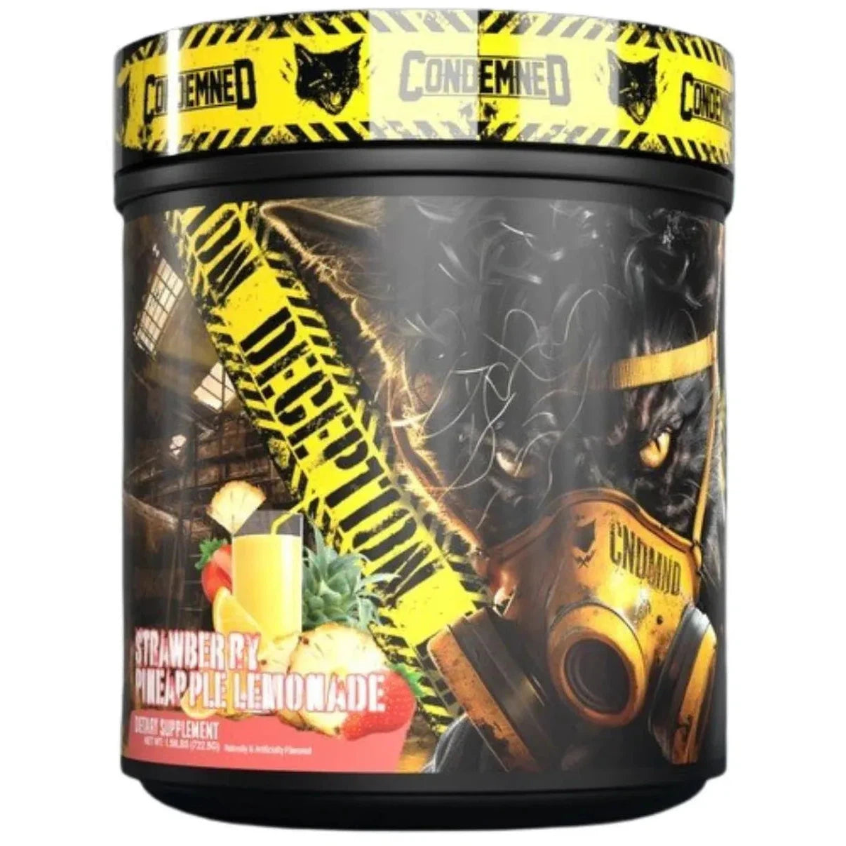 Deception Black Magic X Condemned Labz Collab-40 servings-Strawberry Pineapple Lemonade-N101 Nutrition