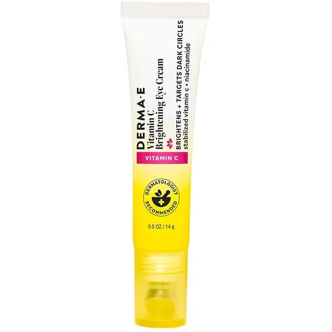 Derma E Vitamin C Brightening Eye Cream-0.5 oz (14 g)-N101 Nutrition