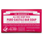 Dr. Bronner's Pure-Castile Bar Soap-5 oz (140 g)-Rose-N101 Nutrition