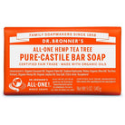 Dr. Bronner's Pure-Castile Bar Soap-5 oz (140 g)-Tea Tree-N101 Nutrition
