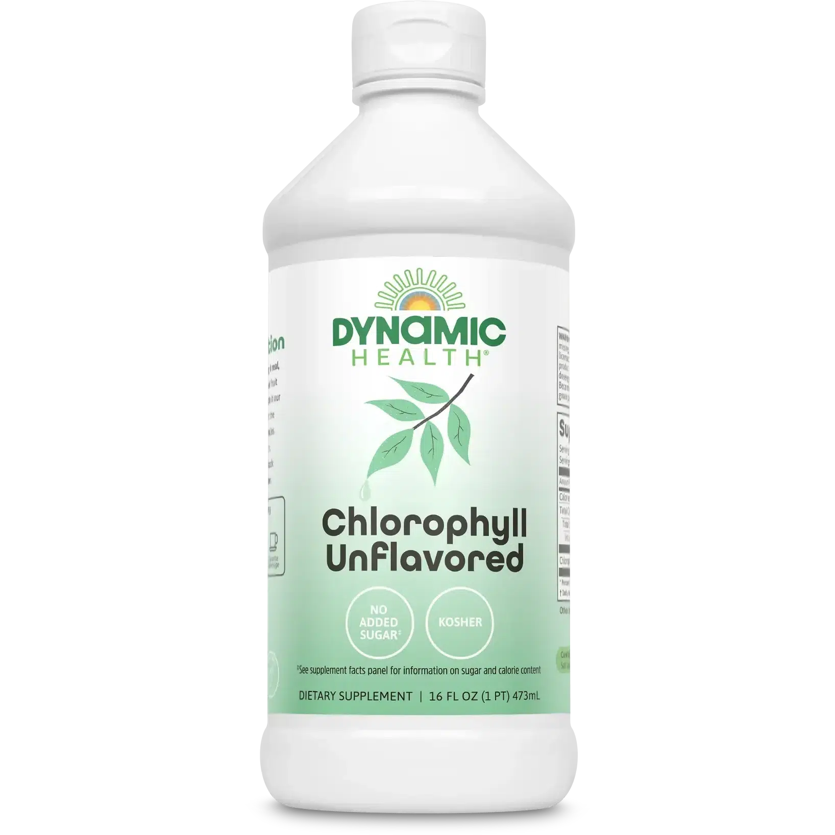 Dynamic Health Liquid Chlororphyll - Unflavored-16 fl oz (473 mL)-N101 Nutrition