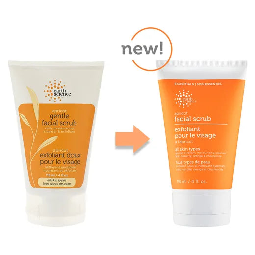 Earth Science Apricot Gentle Facial Scrub-N101 Nutrition