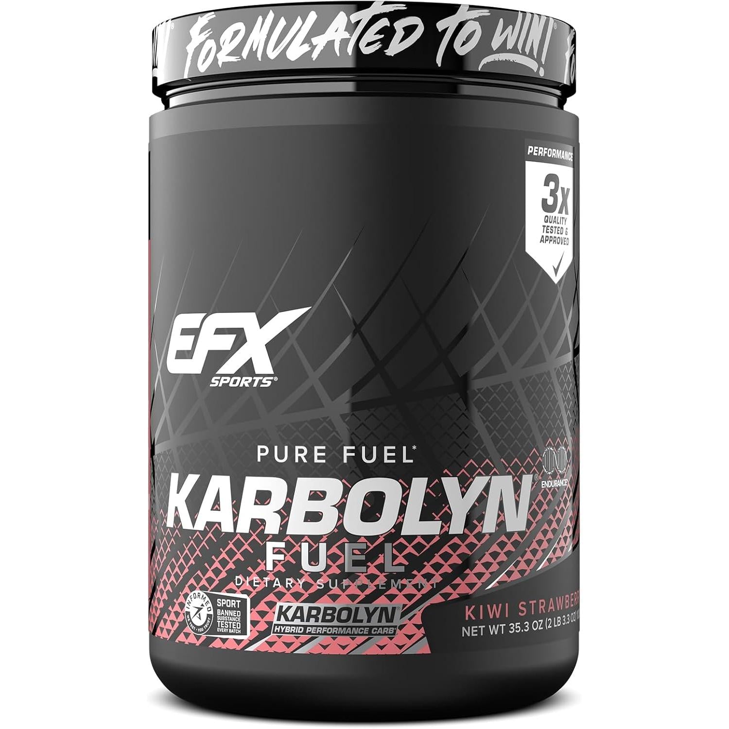 EFX Sports Karbolyn Fuel-2.2 lbs-Kiwi Strawberry-N101 Nutrition