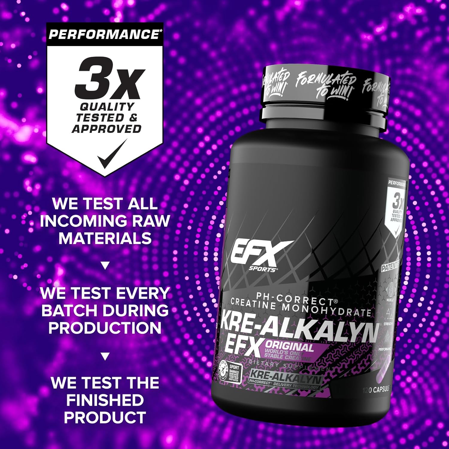 EFX Sports Kre-Alkalyn EFX-N101 Nutrition