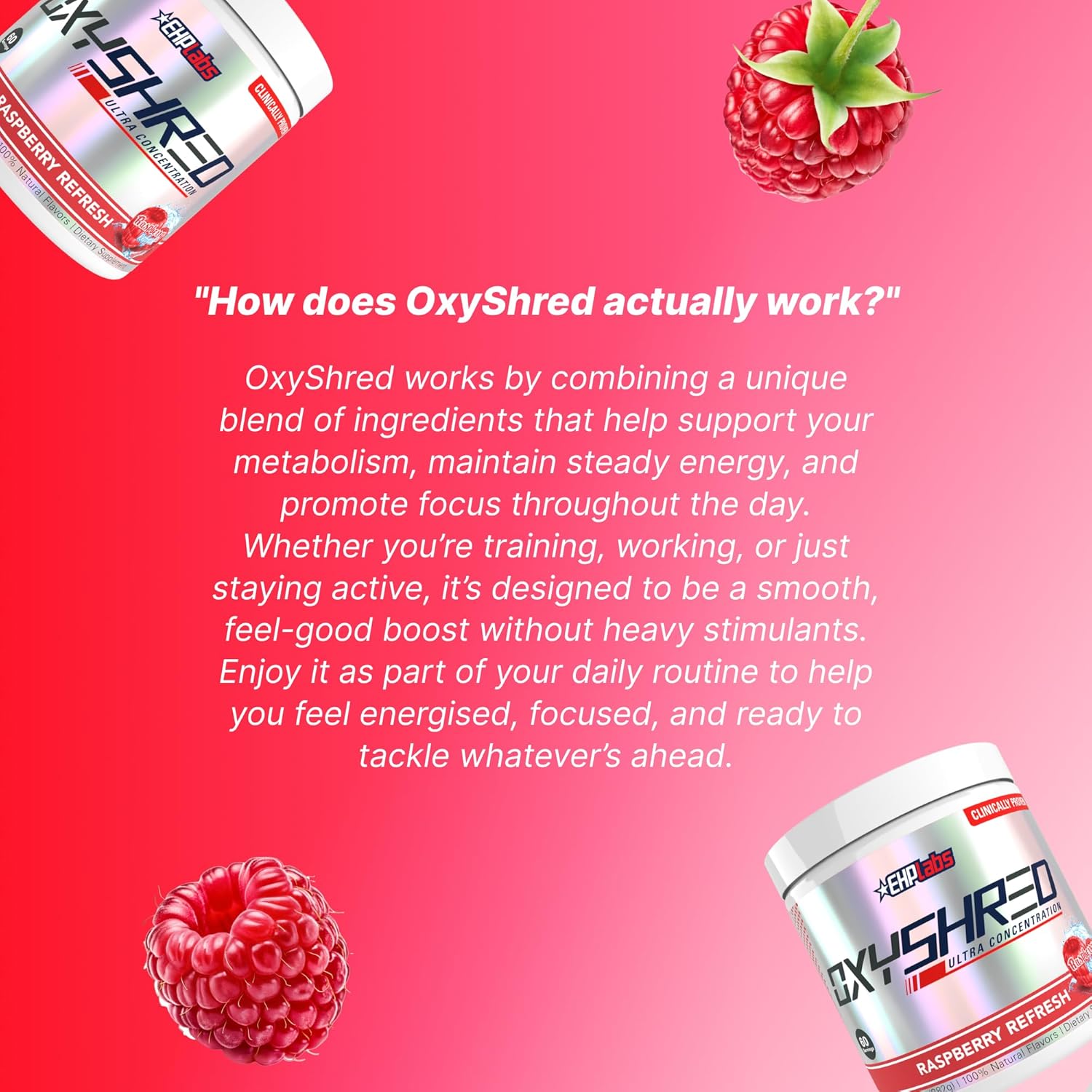EHP Labs OxyShred-N101 Nutrition