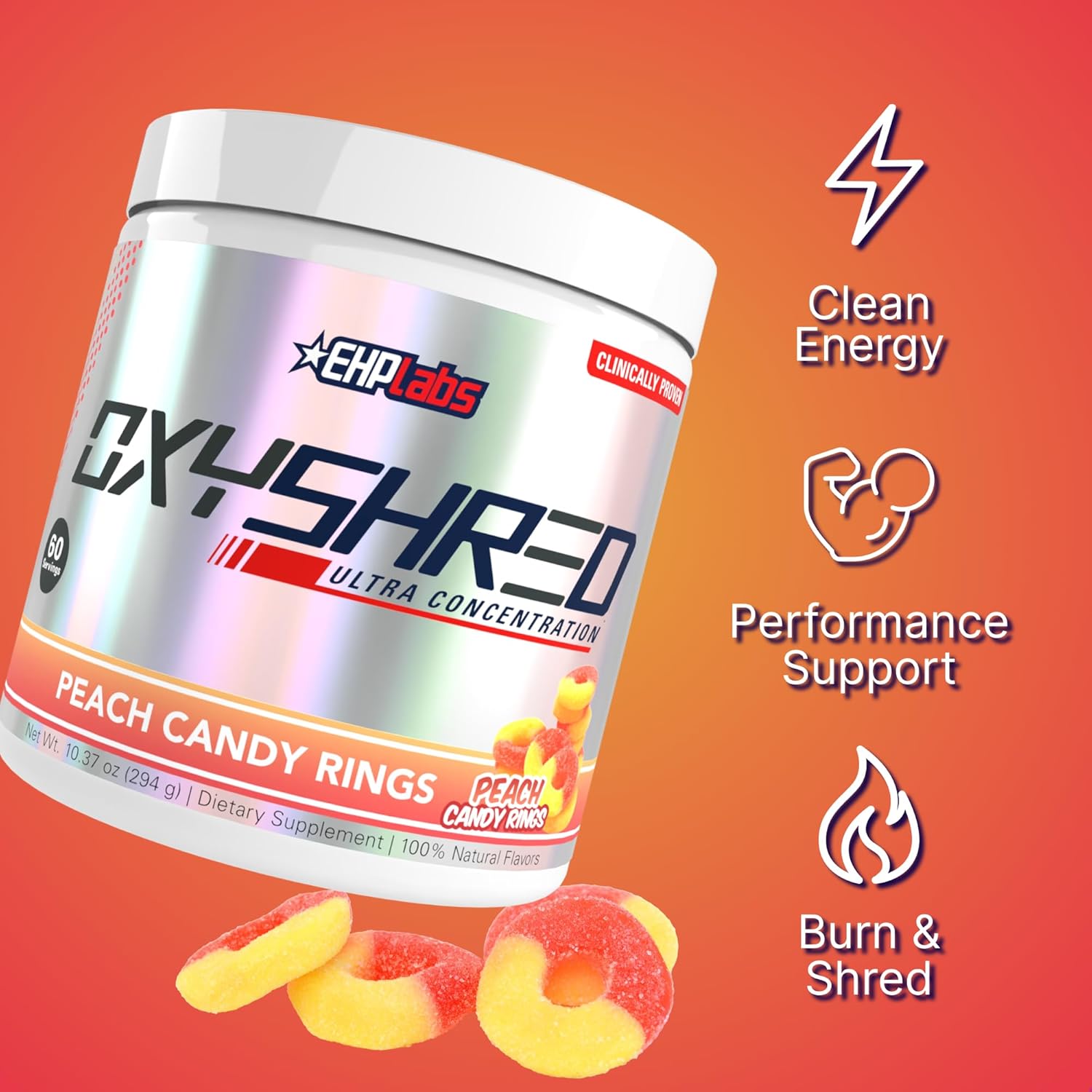 EHP Labs OxyShred-N101 Nutrition