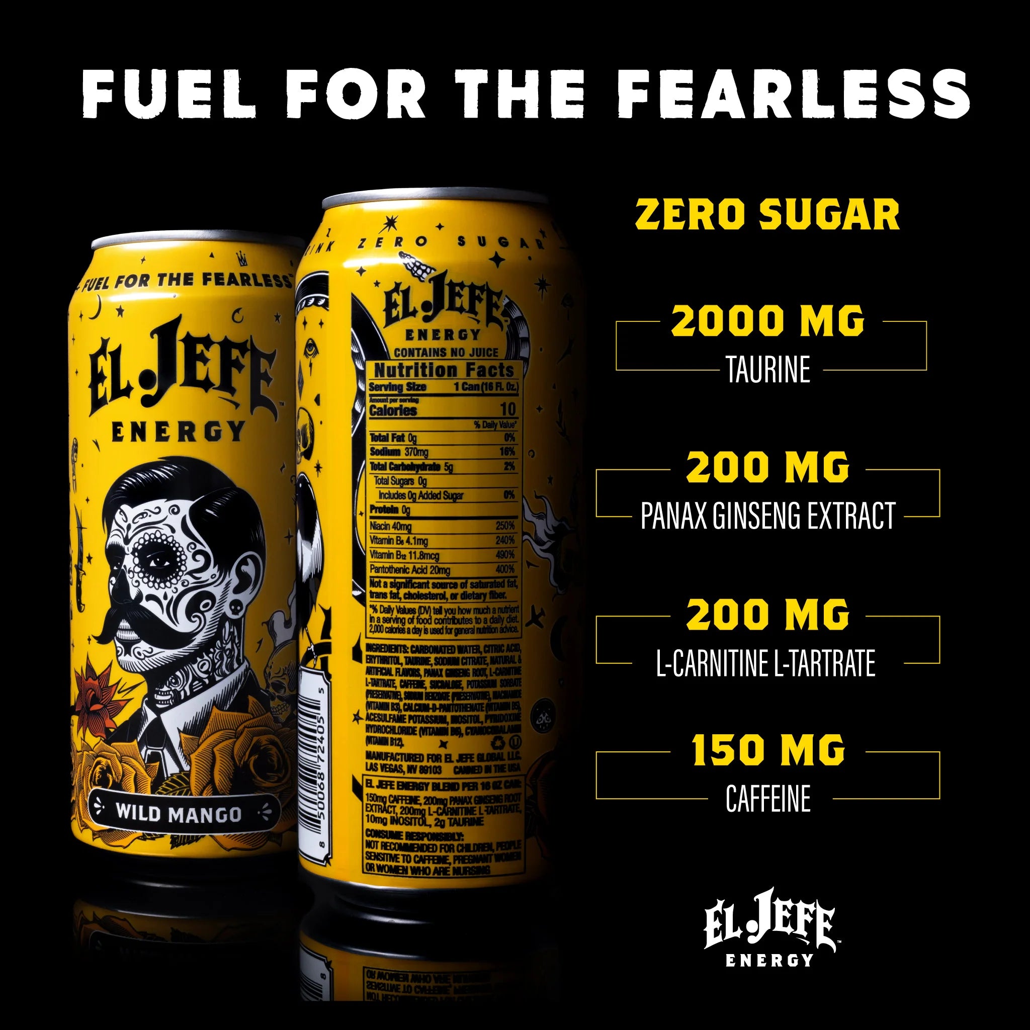 El Jefe Energy Drink-N101 Nutrition