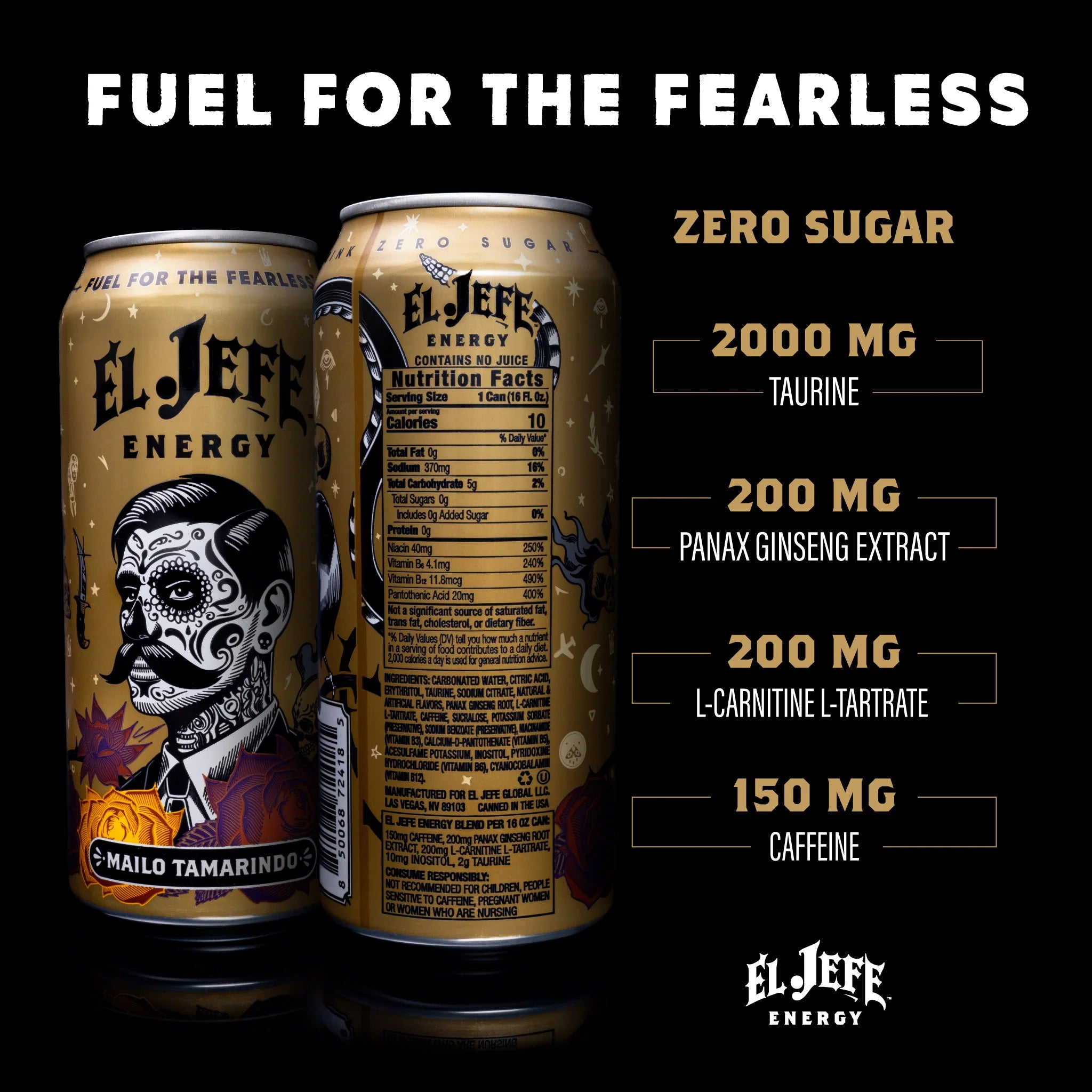El Jefe Energy Drink-N101 Nutrition