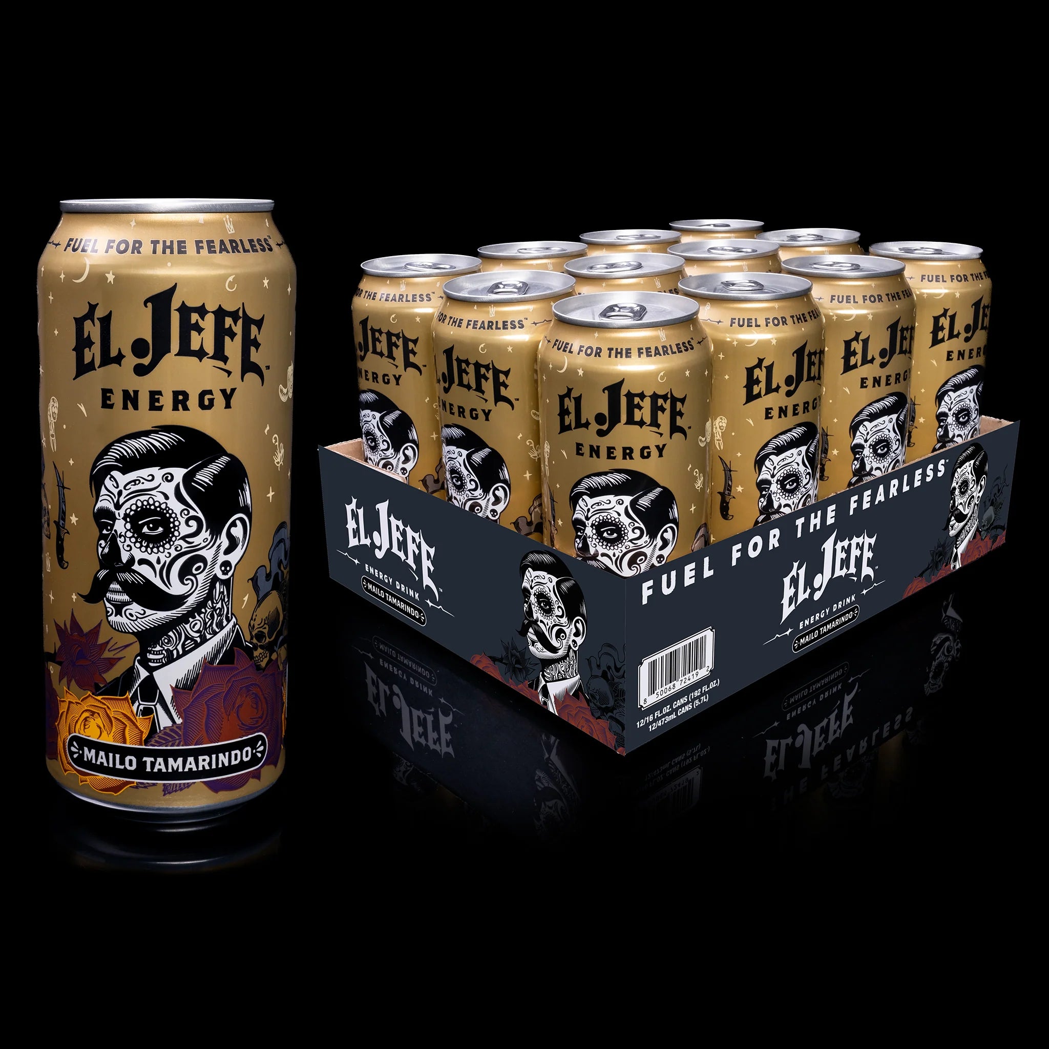 El Jefe Energy Drink-Case (12 cans)-Mailo Tamarindo-N101 Nutrition