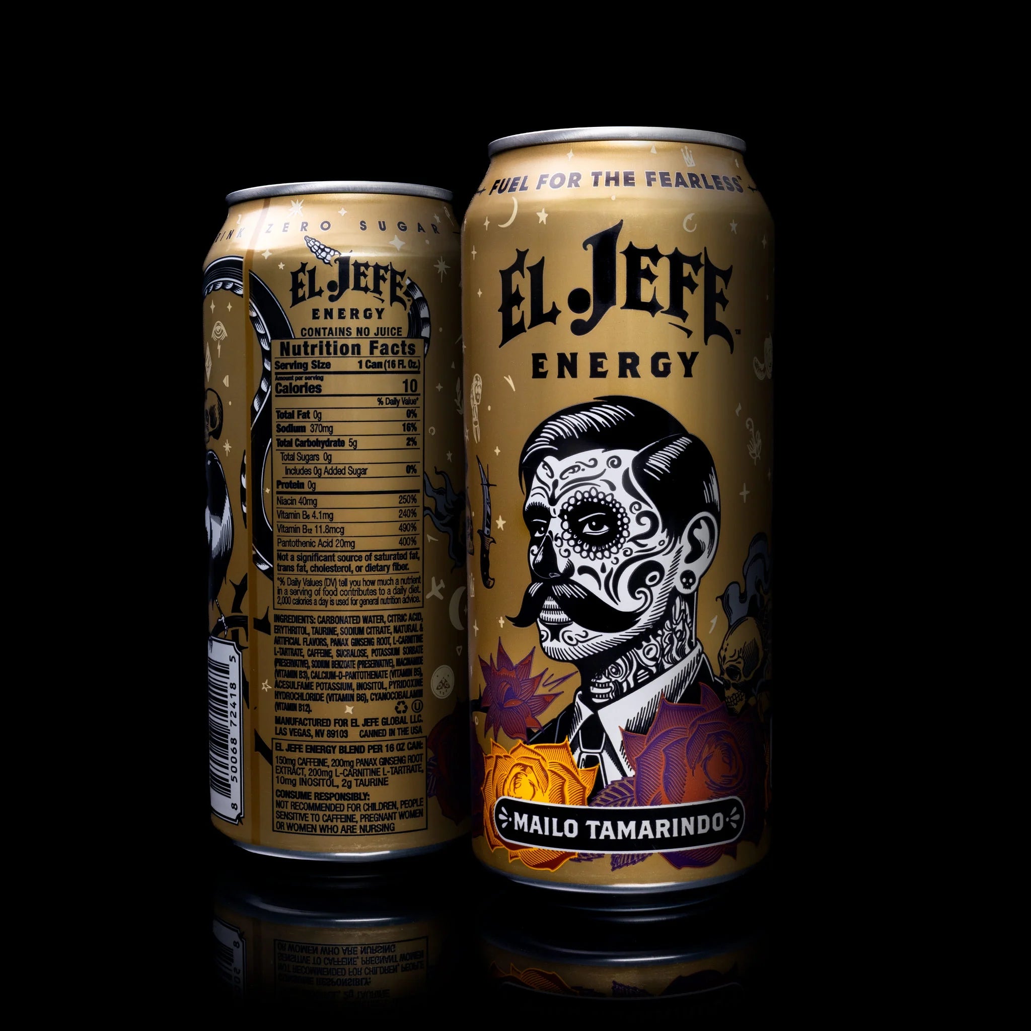 El Jefe Energy Drink-Single (16 fl oz)-Mailo Tamarindo-N101 Nutrition
