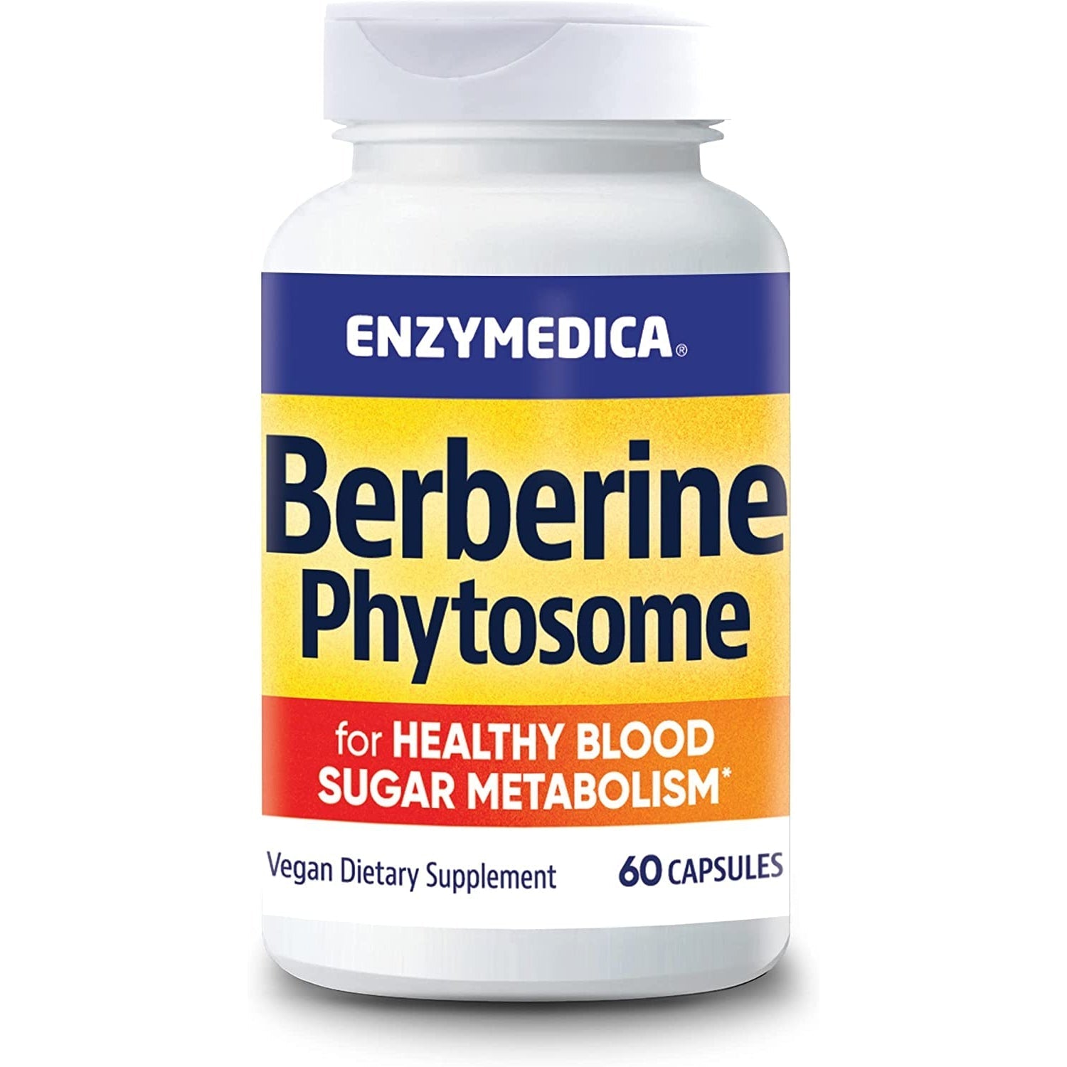 Enzymedica Berberine Phytosome-60 capsules-N101 Nutrition