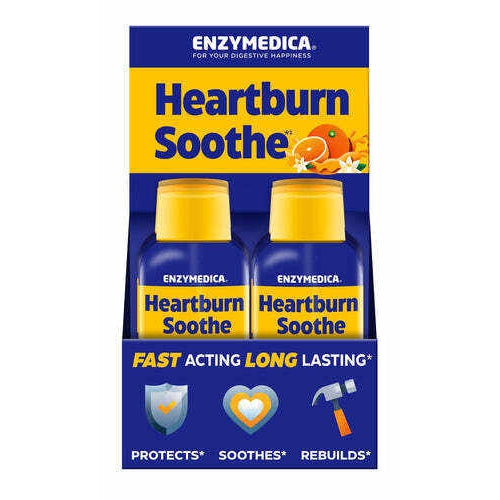 Enzymedica Heartburn Soothe Shots-1 box (6 shots)-N101 Nutrition