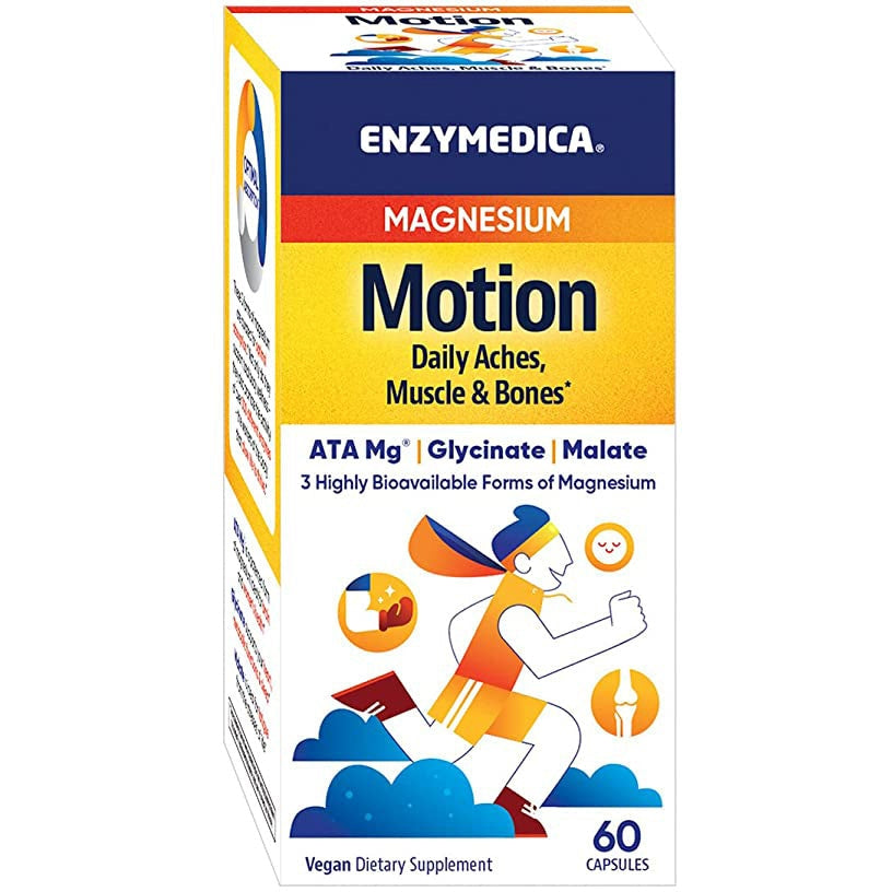 Enzymedica Magnesium Motion-60 capsules-N101 Nutrition