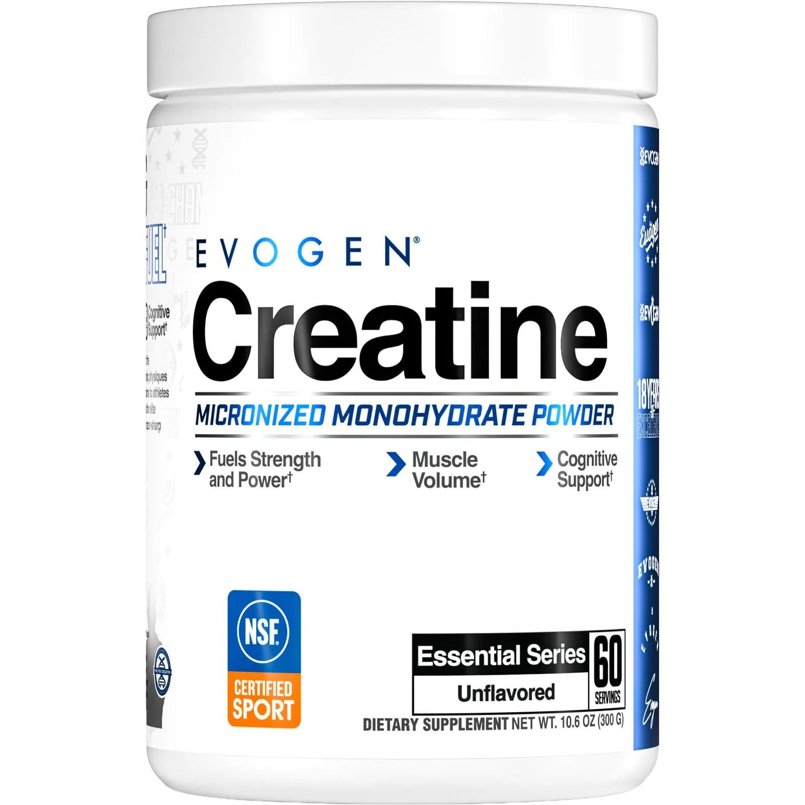 Evogen Essential Series Creatine Monohydrate-60 servings (300 g)-N101 Nutrition
