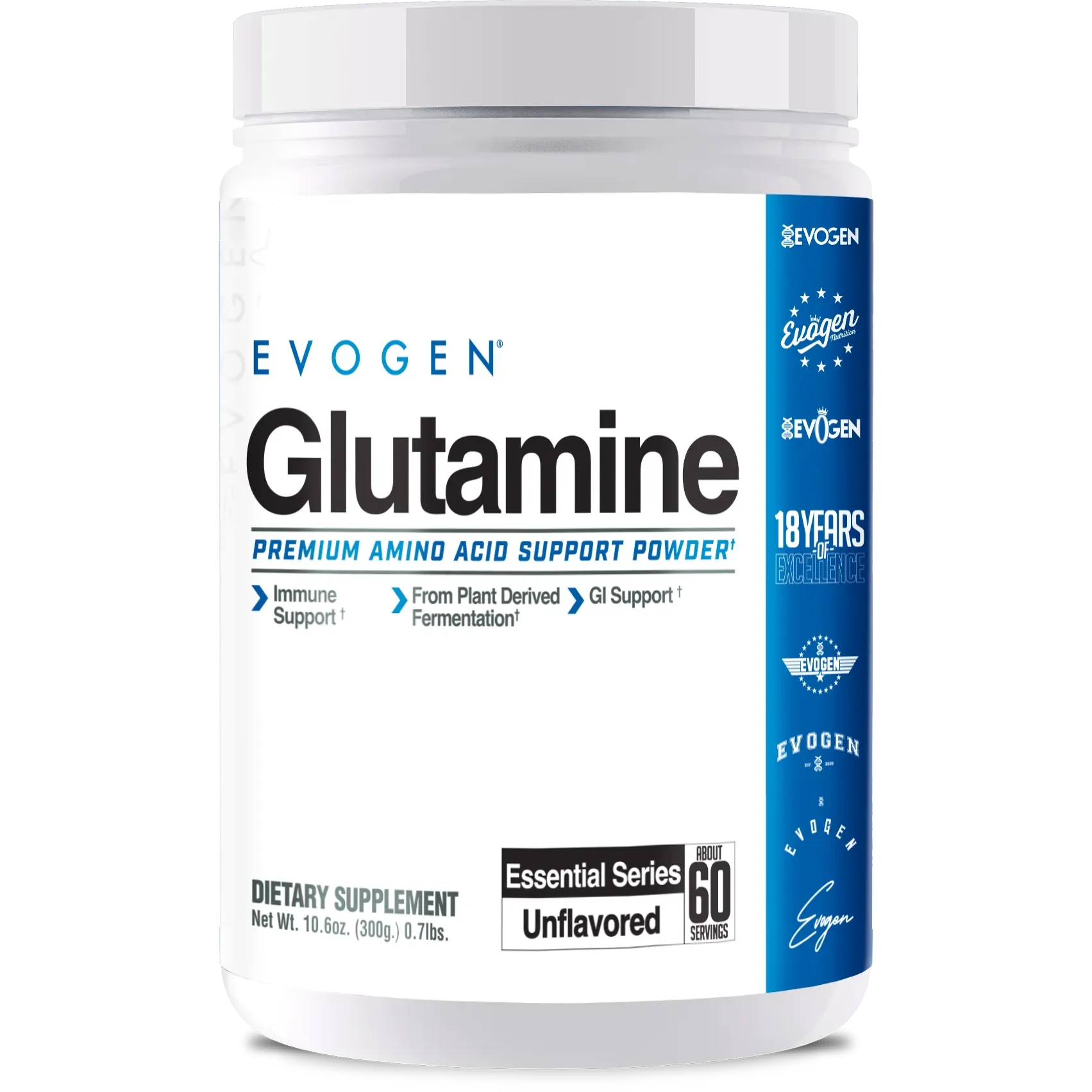 Evogen Essential Series Glutamine-60 servings-N101 Nutrition
