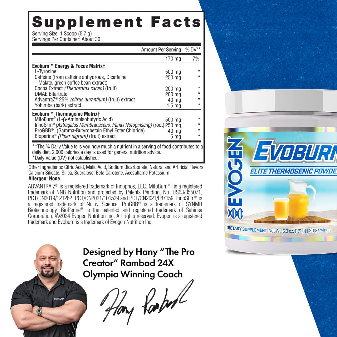 Evogen Evoburn-N101 Nutrition