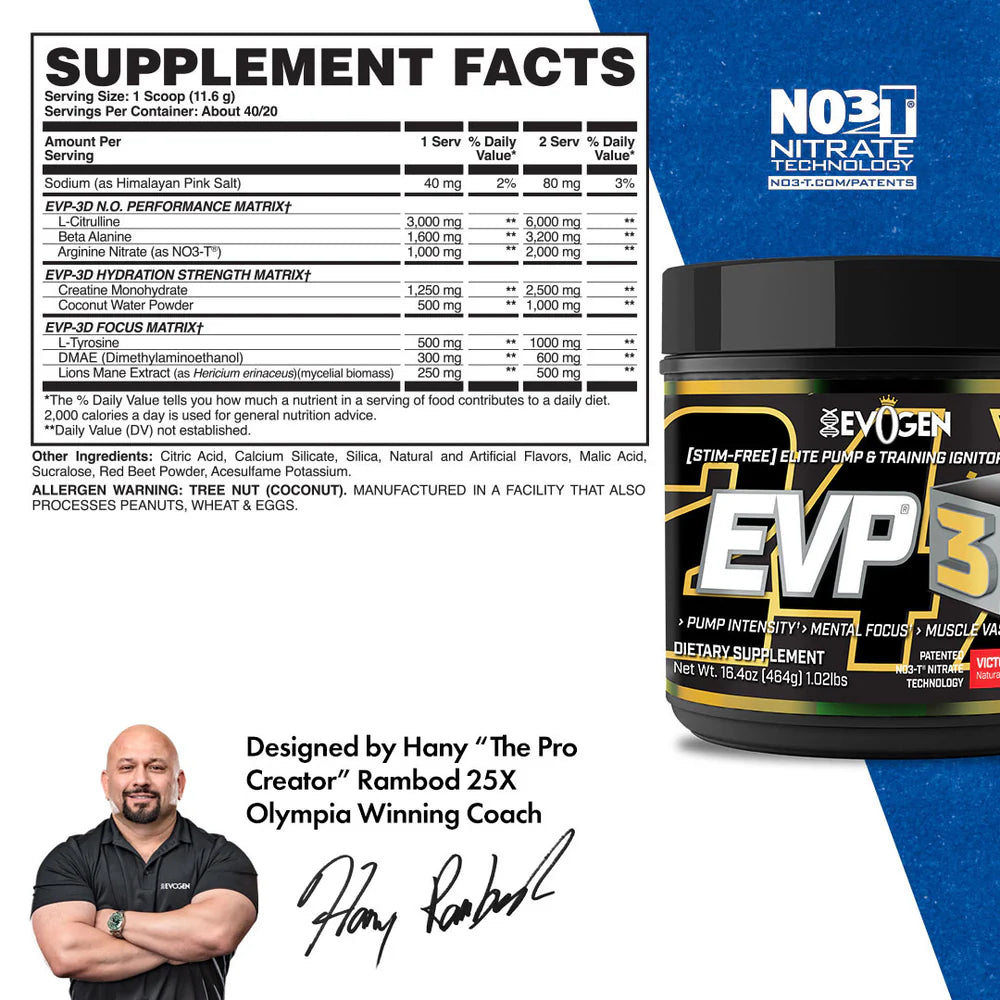 Evogen EVP-3D-N101 Nutrition